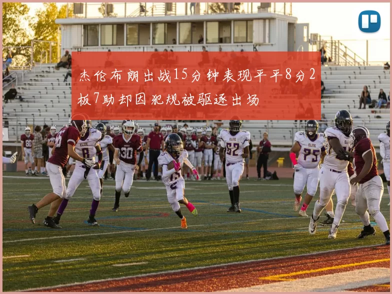 杰伦布朗出战15分钟表现平平8分2板7助却因犯规被驱逐出场